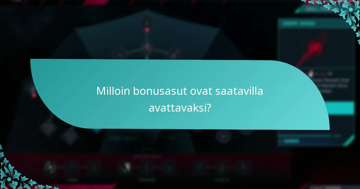 Mitkä bonusasut ovat parhaita?