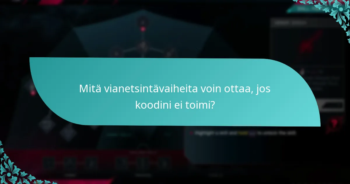 Mitkä ovat usein kysytyt kysymykset lompakkokoodien suhteen?